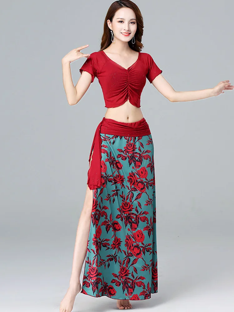 Haut de danse Sexy Me pour femmes, vêtements d'entraînement, ort Sle, danse du ventre, Faion, fournitures d'été pour Fans de gymnastique et de Fitn, nouvelle collection