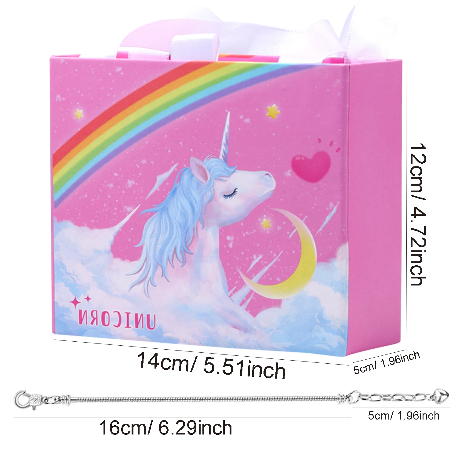 مجموعة أساور يدوية مكونة من 68 قطعة من الرسوم المتحركة يونيكورن، مجموعة هدايا عيد ميلاد حرفية مطرزة ملونة مع خرز بفتحة كبيرة وزخارف وإكسسوارات