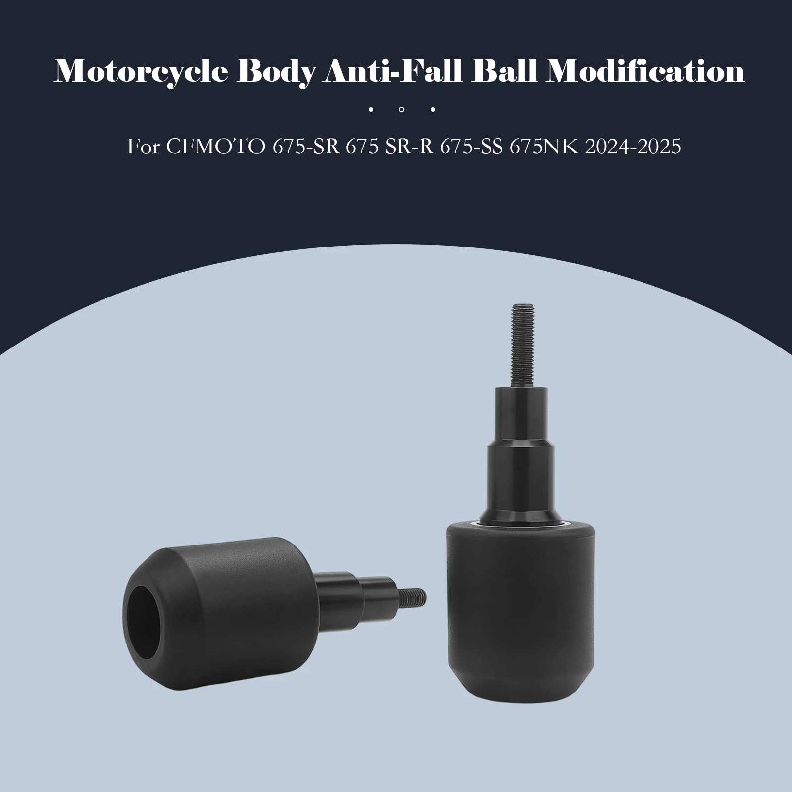 

Fit for CFMOTO 675SR-R 675NK 675SR Crash Protection Motorcycle Falling Protection Frame Slider Fairing Guard Crash Pad Protector