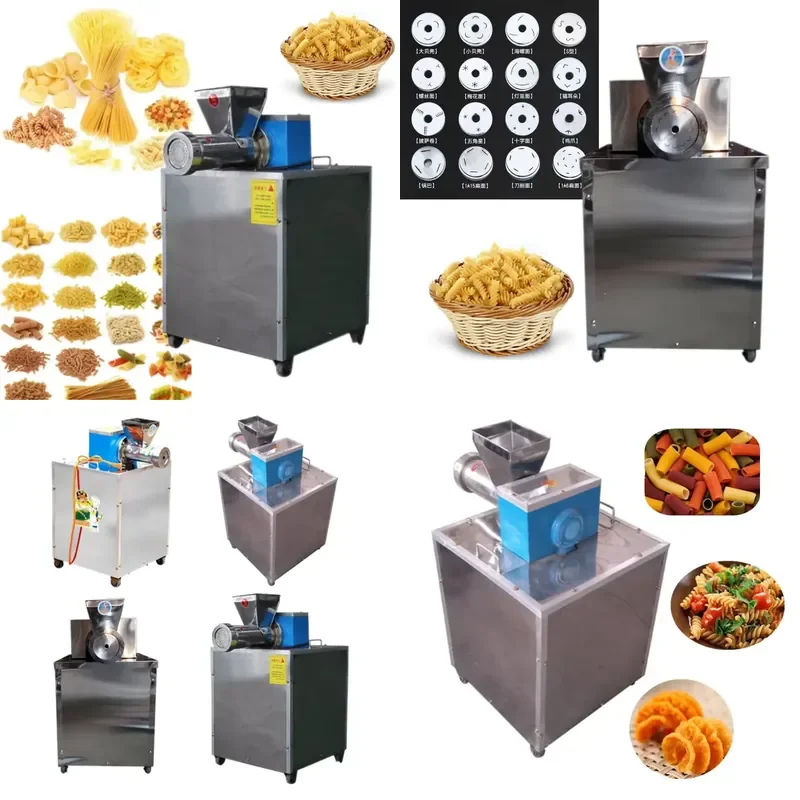 【2026】 With Different Molds Spaghetti Macaroni Pasta Maker Hollow Tube Noodles Forming Machine Processing Macaroni Pasta