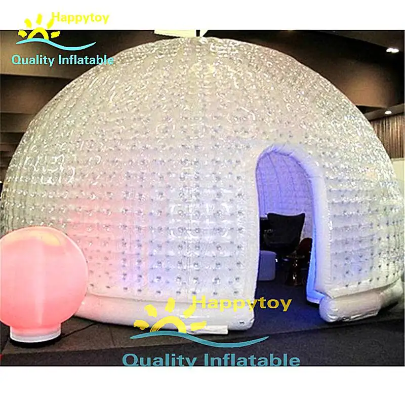 3M 4M 5M Outdoor Luxury Inflatable Camping Bubble Inflatable Clear Dome Tent For Kid