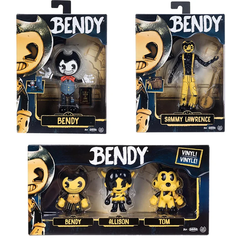 Bendy y la máquina de tinta figura de acción de 5 pulgadas juguete coleccionable demonio revival estatuilla hecha a mano para amantes del juego