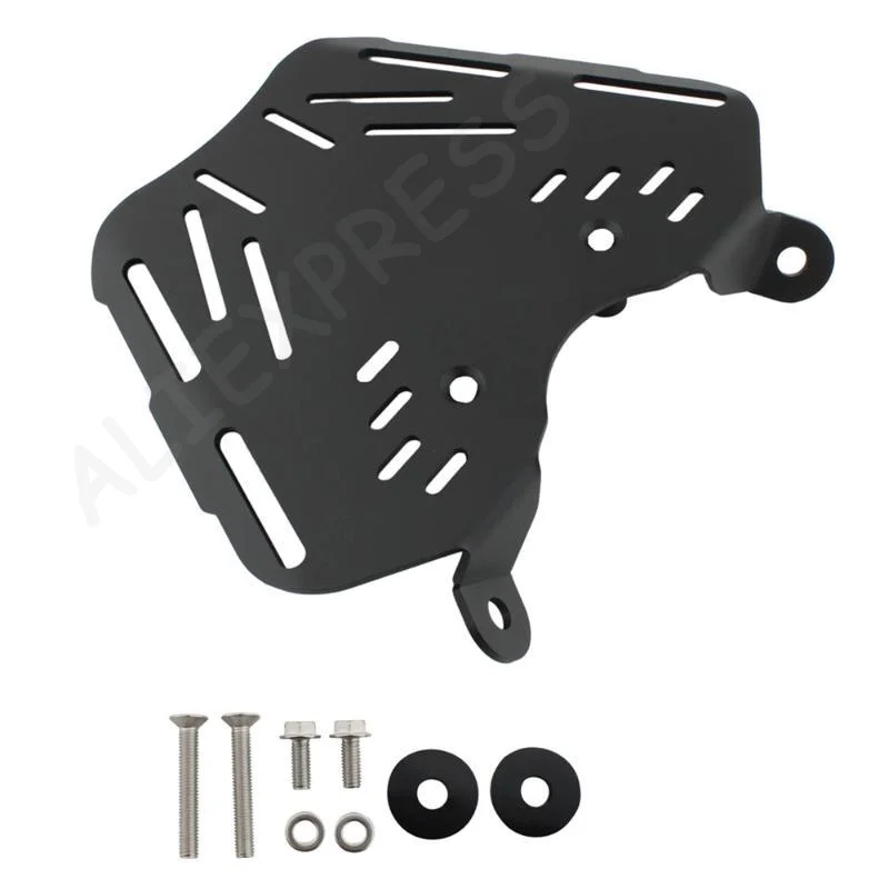 [G]Motorcycle Rear Luggage Rack High Strength Thickened Tail Box Bracket Base Plate with Screws for Motorbike Touring