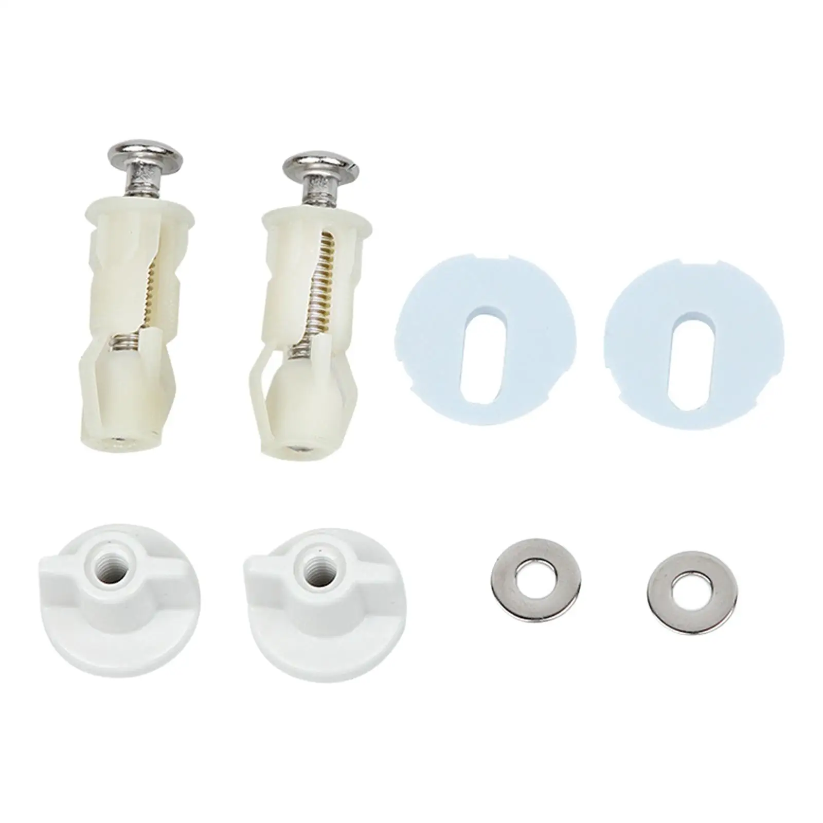 Toilet Seat Screws Kit with Nuts, Washers, Heavy Duty Fasteners Spares