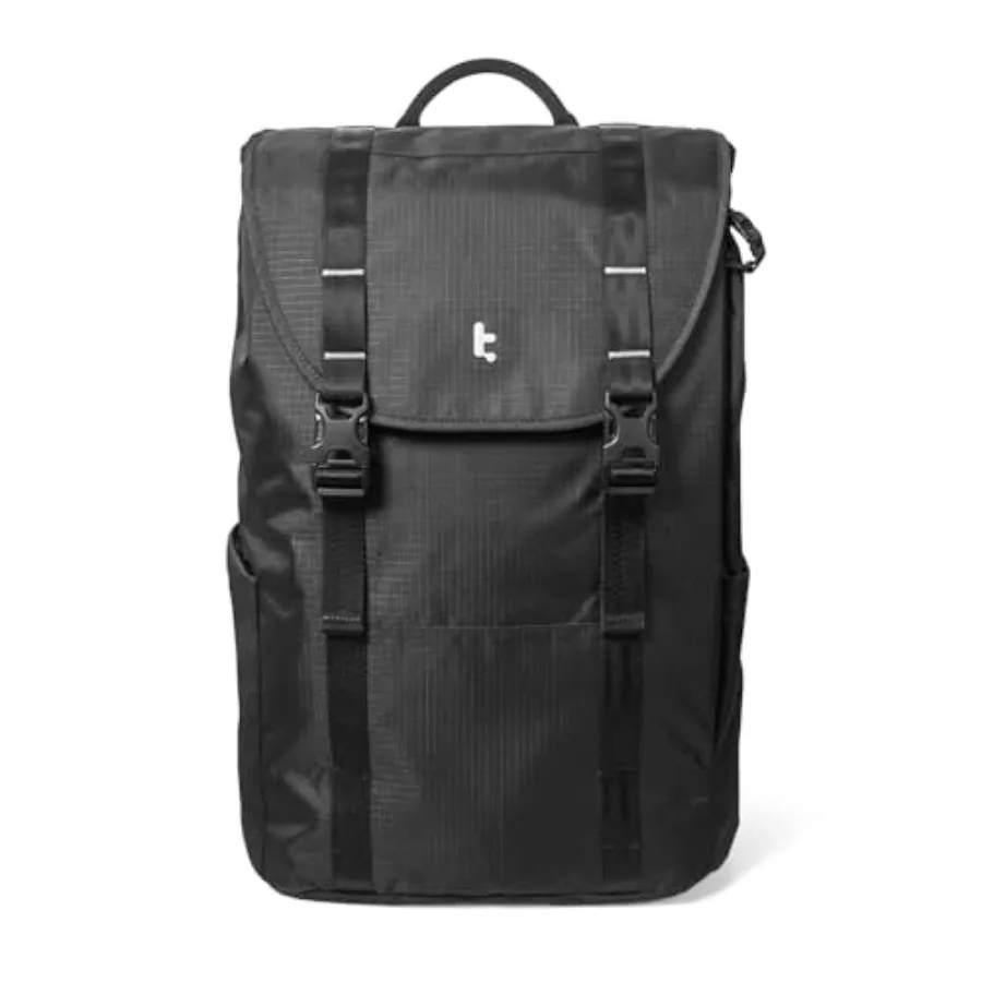 

Flap Laptop Backpack, Lightweight, Water-Resistant Casual Daypack, Durable Work-pack, Vintage Classic Rucksack for 13-16 Inch L