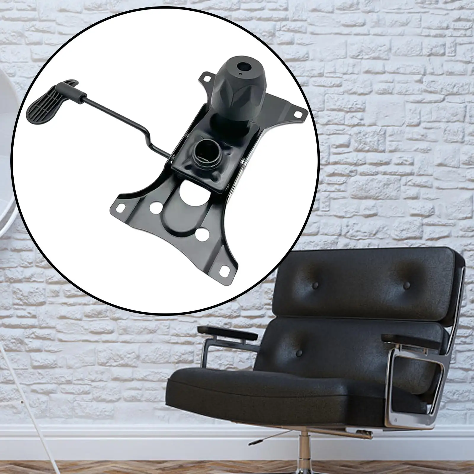 Mecanismo de Controle de Inclinação em Aço Reforçado para Cadeira de Escritório Giratória - Peça de Reposição Ergonômica para Assento em Tela