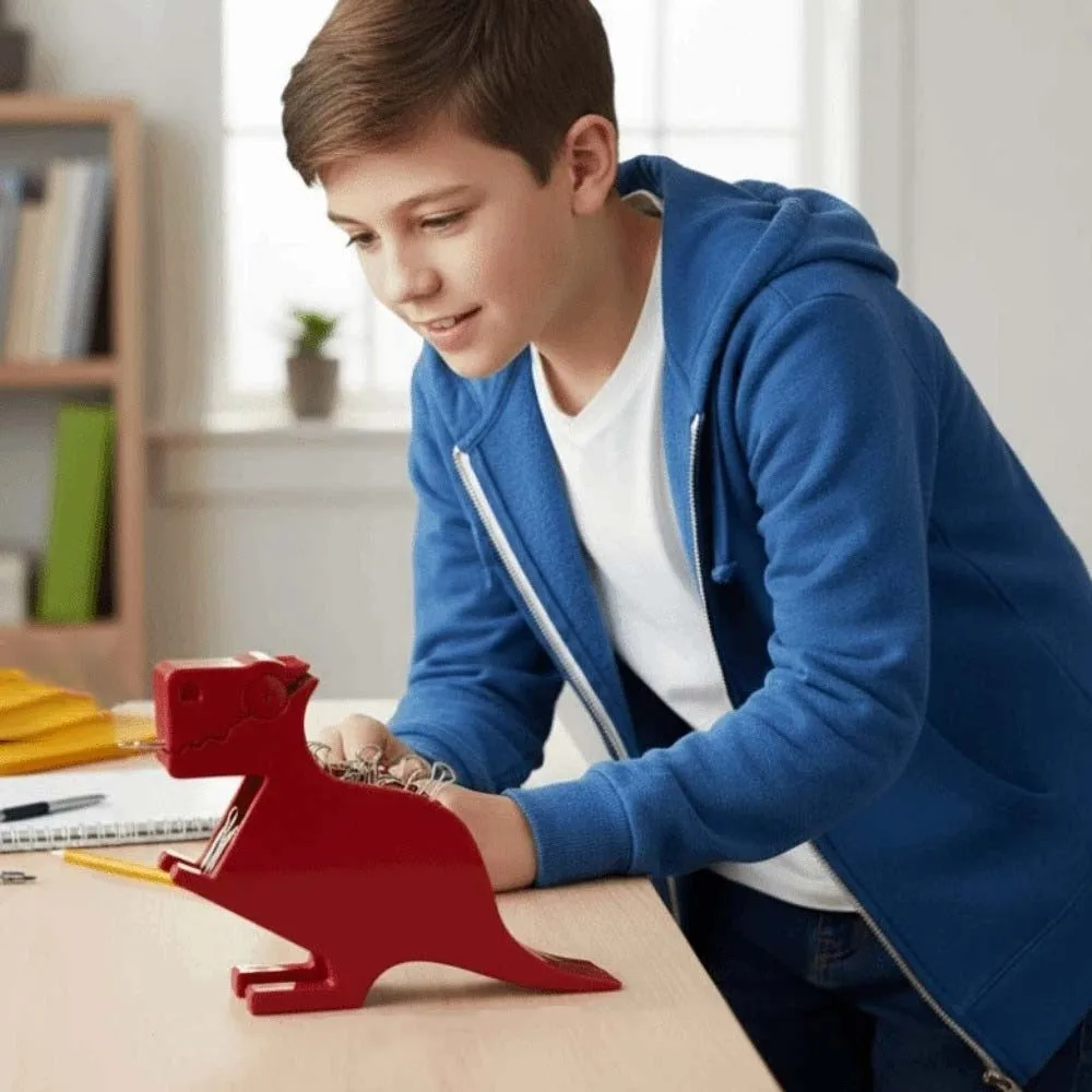 To-Do List Dinosaur Memo Holder Cartoon Three-dimensional Sticky Note Holder Stationery Storage Efficient
