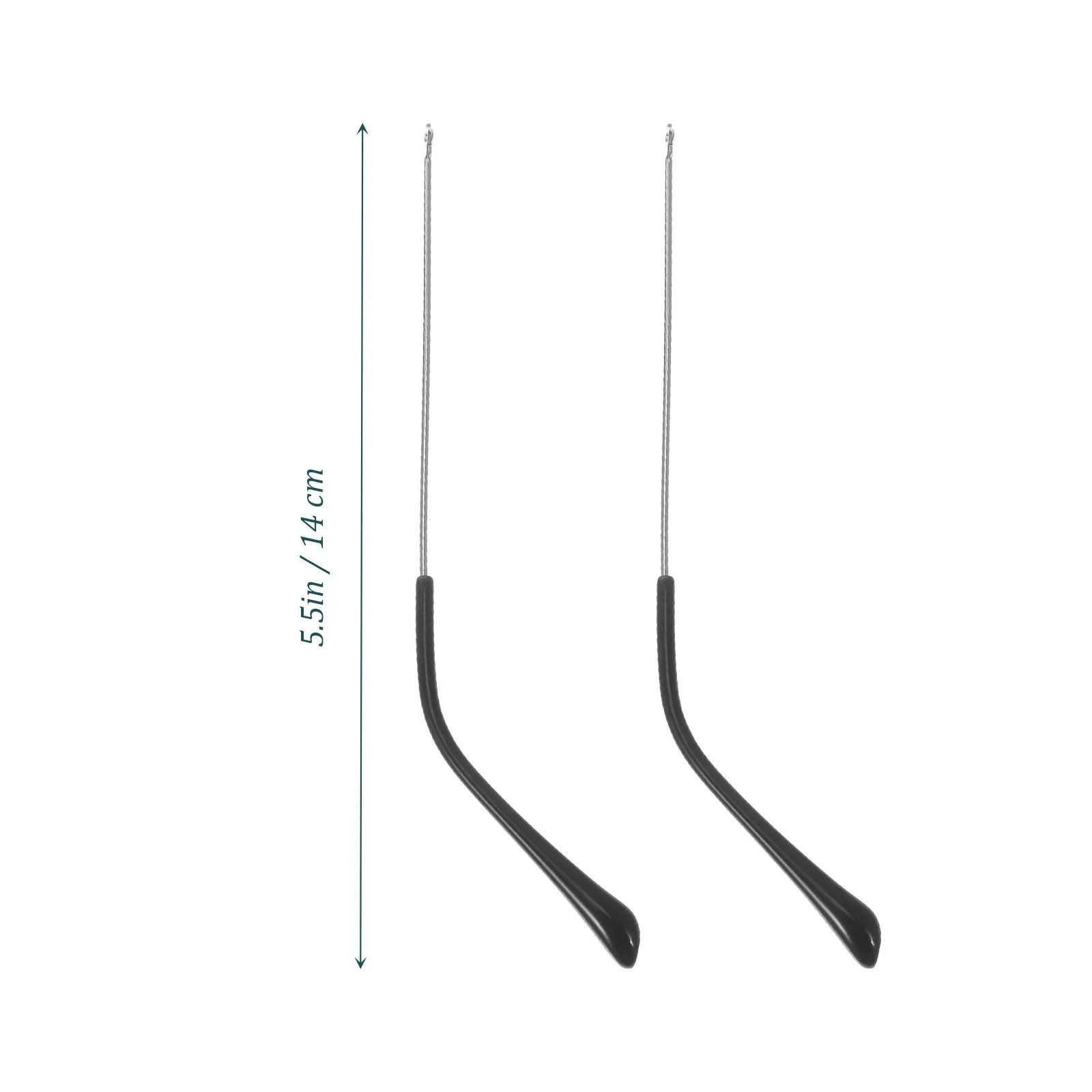 1Pair Universal Metal Glasses Replacement Arms Eyeglasses Temples Lightweight Comfortable Anti Slip Glasses Accessories Repair