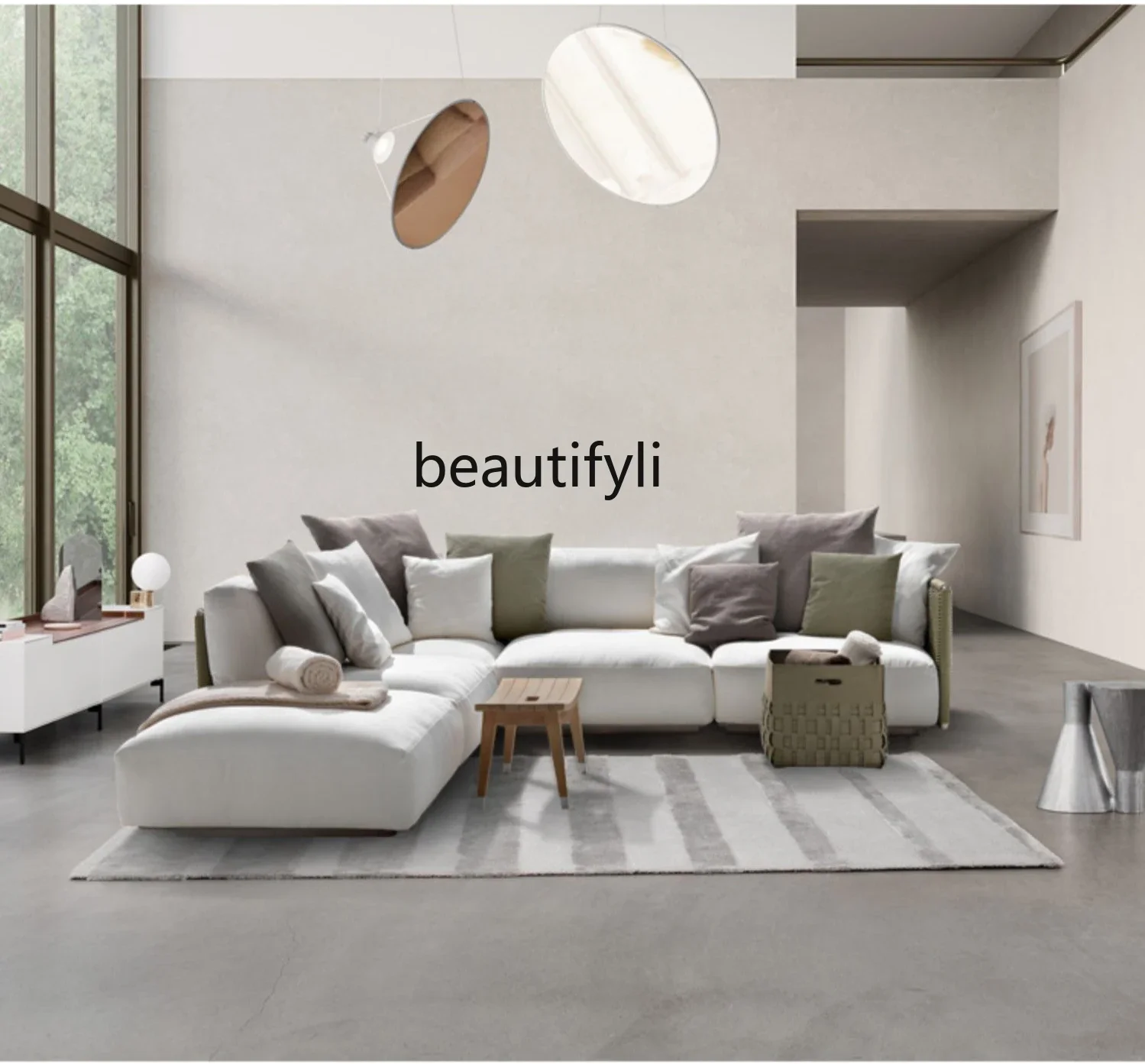 Outdoor Leisure Lazy Rattan Sofa Courtyard   Terrace Waterproof and Sun Protection High-Grade Rattan Furniture