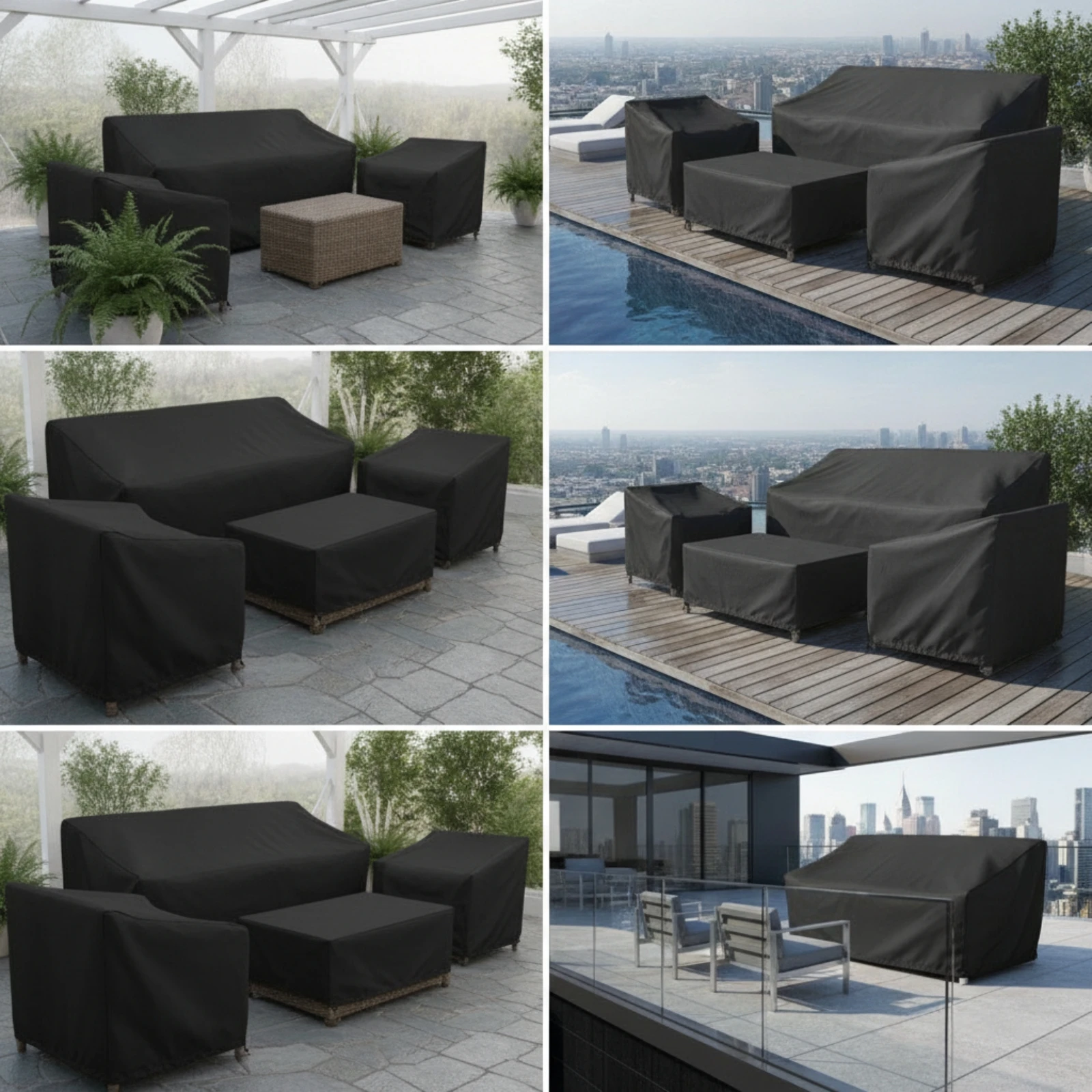 4-delige buitenmeubelhoes, win - Outdoor Furniture Year Round recensie en prijs