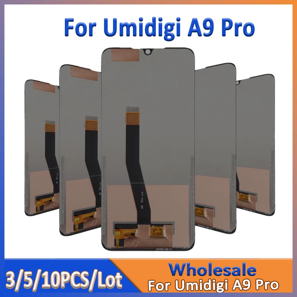 

Для Umidigi A9 Pro ЖК-экран, оптовая партия, 3/5/10 шт./с сенсорным дисплеем в сборе