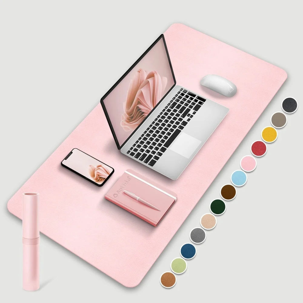 1 Pcs Large Size 60*30mm Office Desk Protector Mat PU Leather Waterproof Mouse Pad Desktop Keyboard Desk Pad Gaming Mousepad