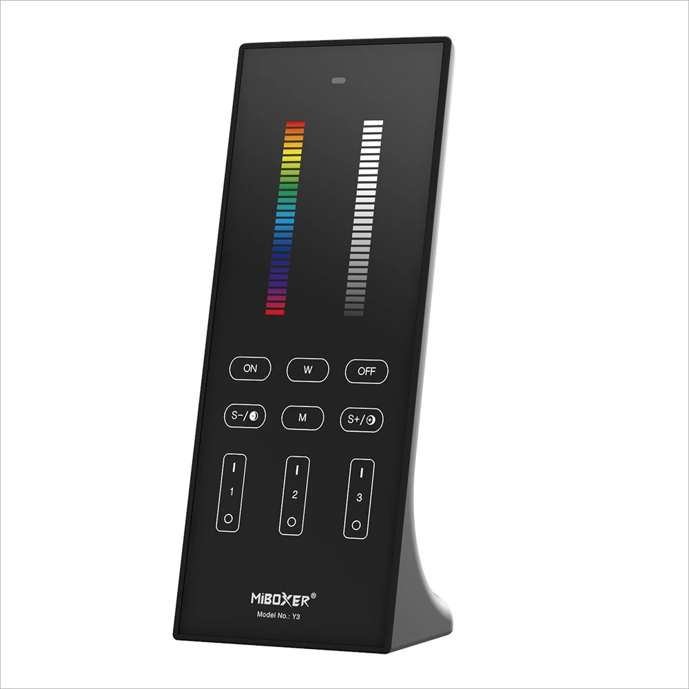 Miboxer Y1 Y2 Y3 Brightness CCT RGB+CCT Vertical Remote Control 2.4GHz 3V Color Temperaturen Dimmer for LED Buld LED Strip Light