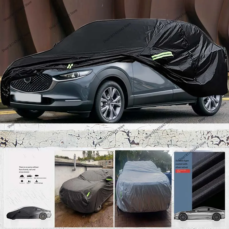 

for Mazda CX-30 Sedan cover 210D Outdoor Full Car Cover All Weather Waterproof Snow Protection Anti-sun-uv-rain-win-snow