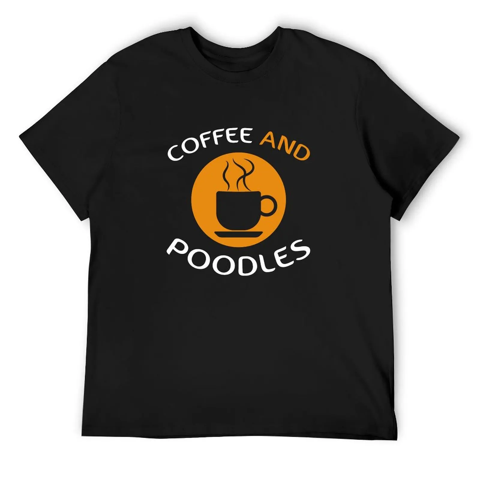 

Coffee And Poodles T-Shirt anime tshirt shirts graphic tee oversized graphic tee T-shirts oversize luxury clothes men