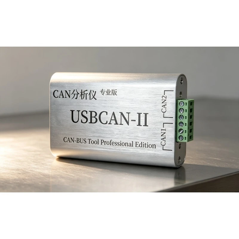 For Chuangxin ZLG Zhouligong USBCAN-2II USB to CAN Analyzer CANOpen J1939 Industrial Automotive Diagnostic