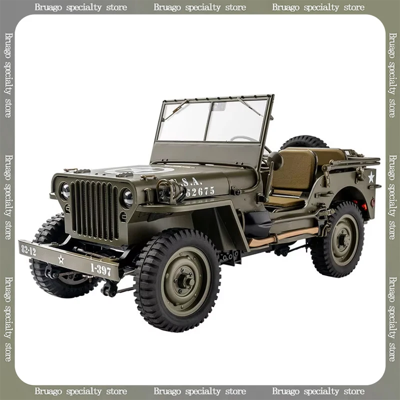 

FMS1:6 1941 МБ Willis супер большой RC пульт дистанционного управления внедорожник модель альпинистского автомобиля профессиональная игрушка-симулятор с полным приводом