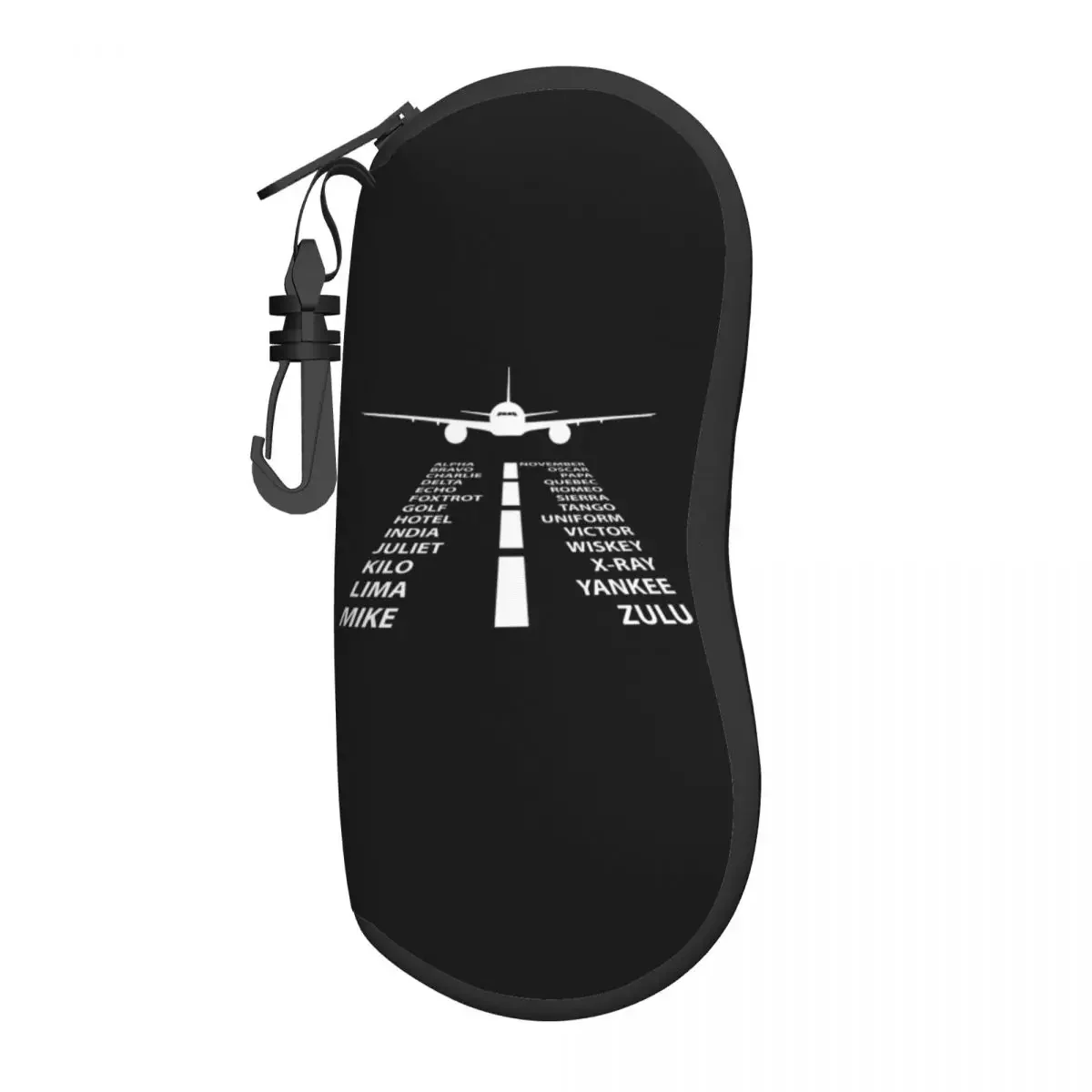 

Custom Phonetic Alphabet Pilot Airplane Aviation Gift Glasses Case Cool Aviator Air Fighter Shell Eyeglasses Case Sunglasses Box