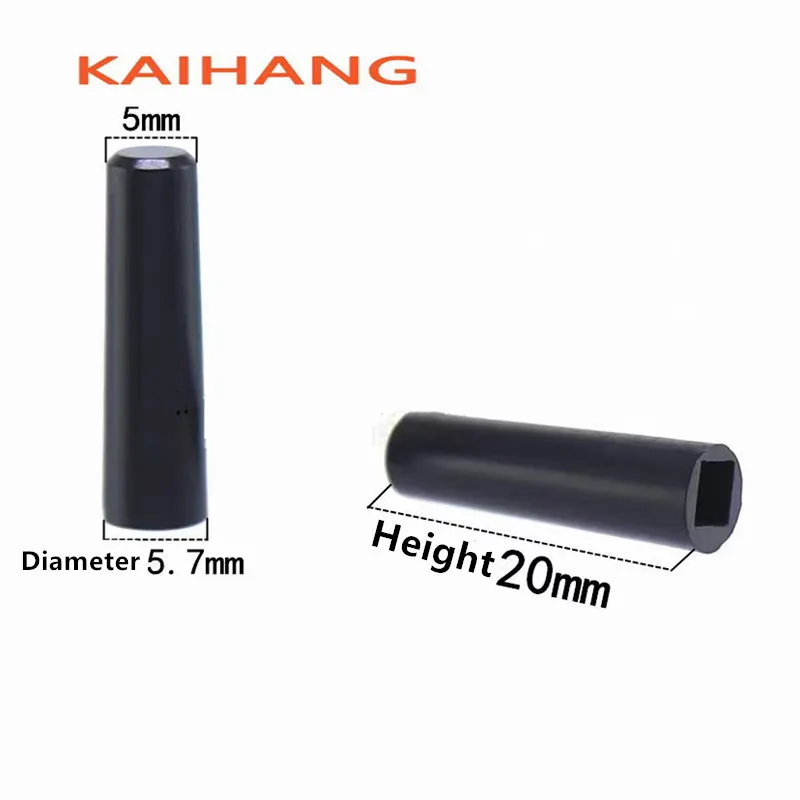 10PCS Plastic Switch Cap 5.7x20MM Tact Switch Cap Power Switch Self Locking Switch Button Cap Square Hole 3.2X3.2mm