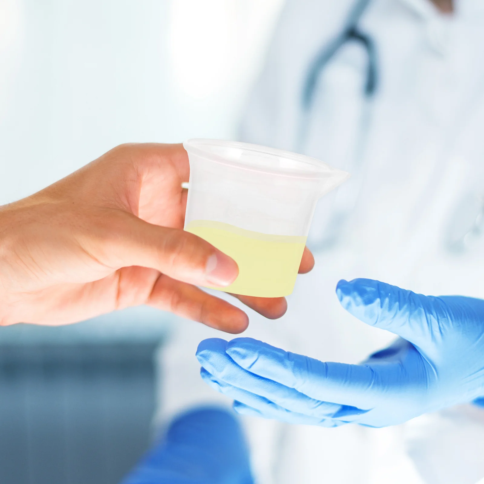 

15 шт. выпускные стаканы, пластиковые стаканы для анализа мочи, 25 мл, чашки для образцов, лабораторные принадлежности, весы, стаканы, устойчивые к кислоте и щелочам, безопасные