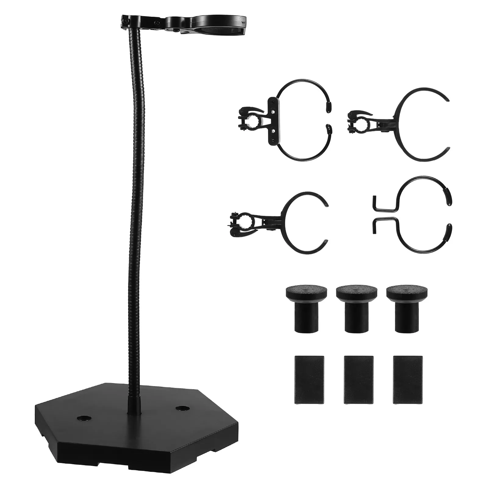

1Set Action Figure Stand Adjustable Flexible Base Infinite Splice Display Rack for Home Store Organizer Action Figure Stand