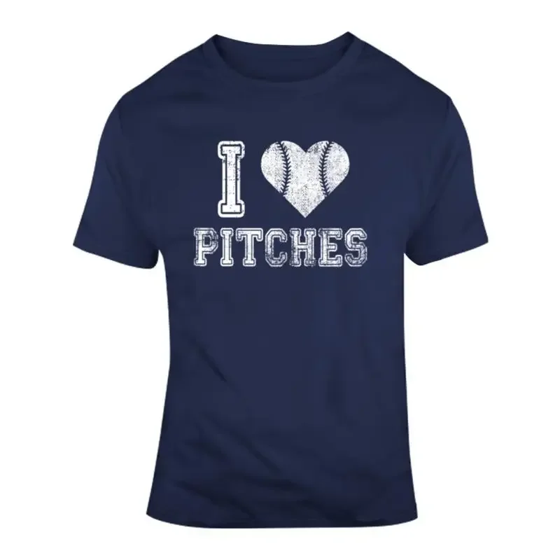 I Love Pitches Funny Baseball Parody Fan T Shirt