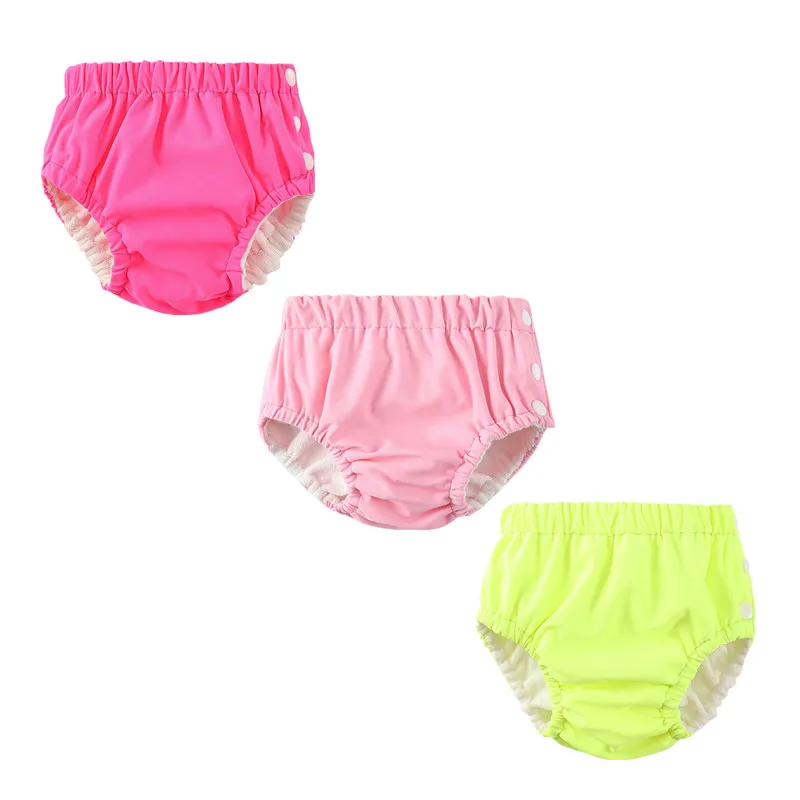 3 قطعة/الوحدة حفاضات السباحة المقاومة للماء المعاد تدويرها وقابلة لإعادة الاستخدام وقابلة للغسل #1