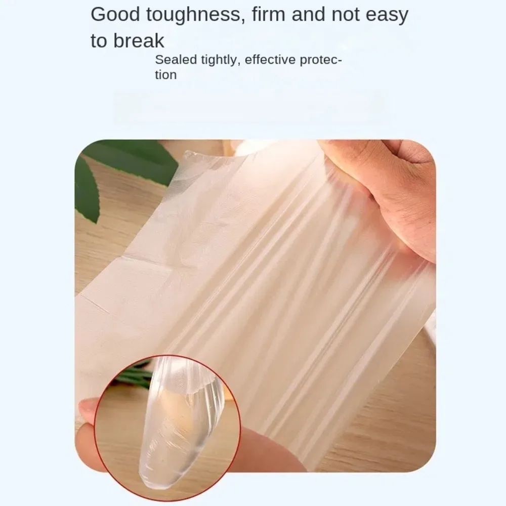 Sacs de pieds jetables transparents, 100/200/300/500 pièces, en plastique PE, pour prévenir les Infections, Film imperméable, masque pour les pieds, couvertures de SPA détox