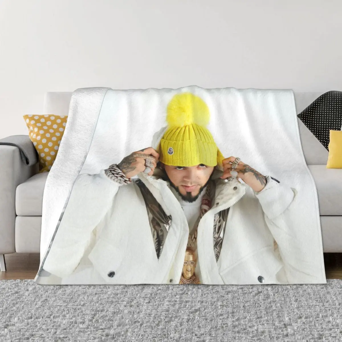 

Anuel AA 000087 Одеяло до колена Пляжное одеяло Одеяла и пледы Одеяла и одеяла Плед