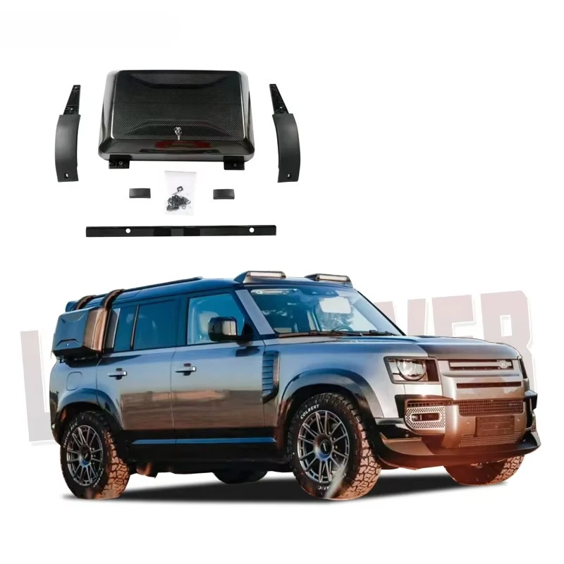 

Подходит для Land Rover Defender 2020-2022 гг., багажник из углеродного волокна, боковой карманный рюкзак