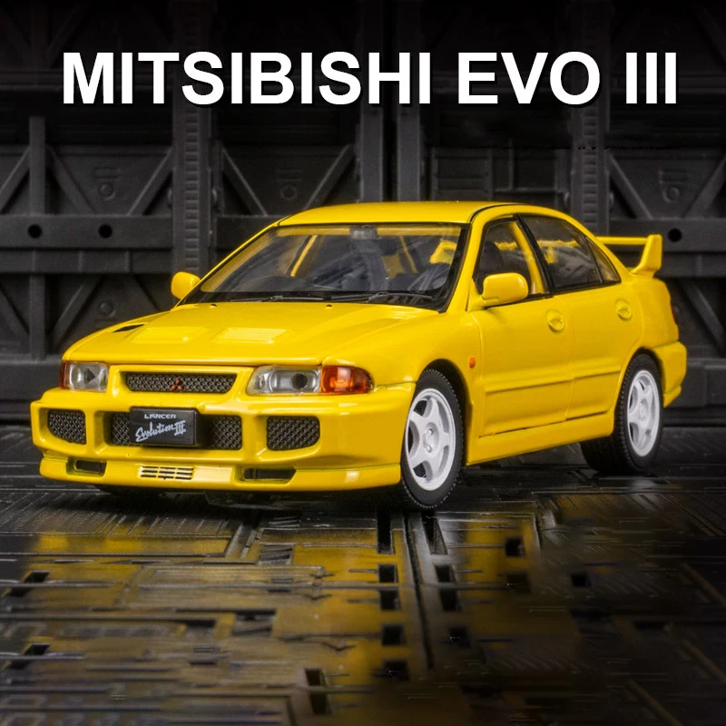 

1:32 Initial D Mitsubishi Lancer Evolution EVO Diecasts & Toy Vehicles Alloy Car Model Shock absorber Sound Light Collection Toy