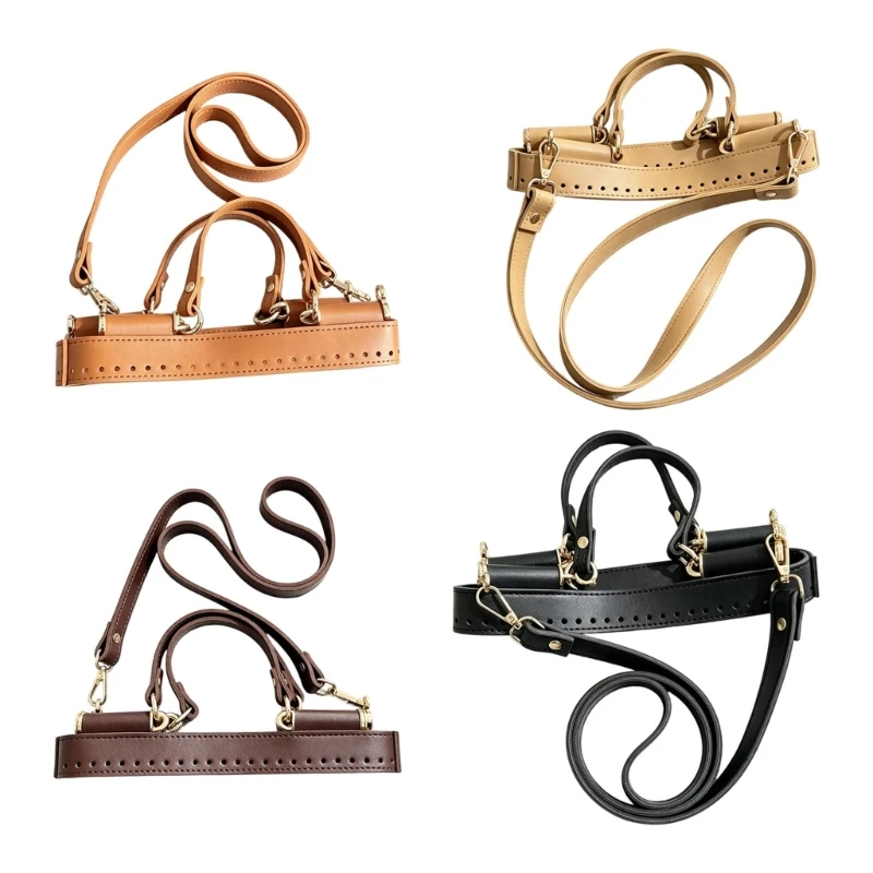 Handbag Making Supplies for DIY Crocheted Bags Purse Wallet Toted Bag Making Repairing Leather Crossbody Stap Bag Handle