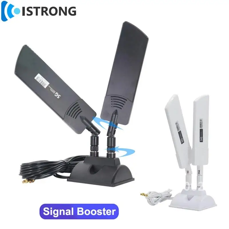 5G Router External Antenna 42dbi Outdoor Long Range WiFi Signal Coverage Booster 4G 3G 2G Cellular Amplifier for ZTE CPE MC801a