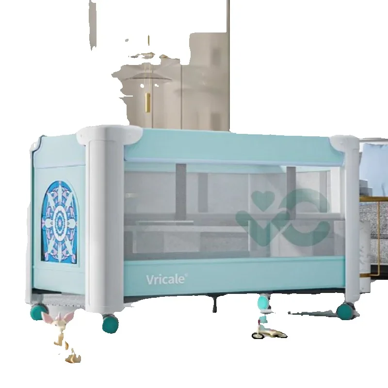 سرير أطفال أوروبي حديث أنيق ياباني خفيف فاخر سرير أطفال Comferter متعدد الوظائف فاخر أثاث غرفة المعيشة كاما #5