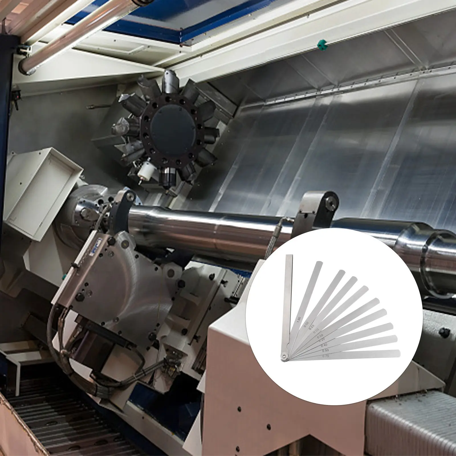 

Набор щупов из нержавеющей стали: стандартные калибры для измерения зазоров, инструмент для контроля точности в машиностроении и деревообработке