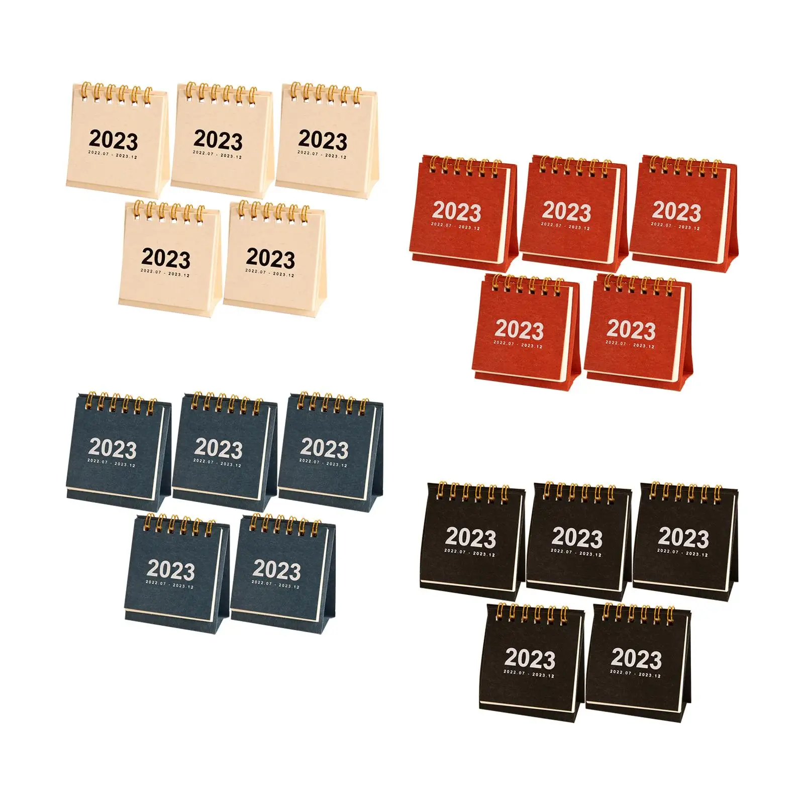 2023 Desk Calendar Ornament Durable New Year Desk Calendar for Home Desk Accessories