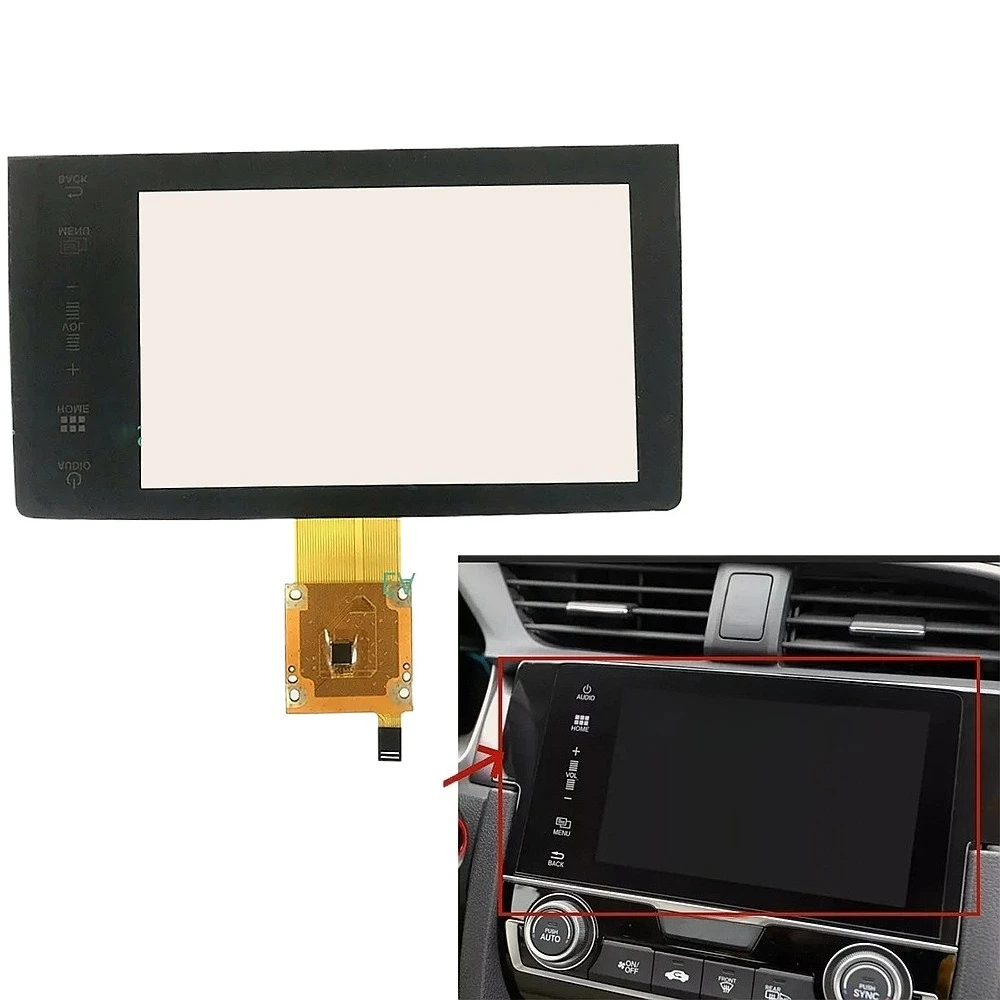 39710-TBA-A11 LCD Display Digitizer Touch Screen Replacement for 2016-2018 Honda Civic Radio Multimedia Navigation