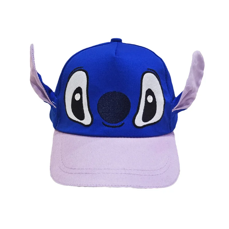 

Lilo&Stitch Embroidered Children's Baseball Hat Girl Anime Kuromi Accessories Cartoon Duck Tongue Hat Kawaii Big Ear Hat