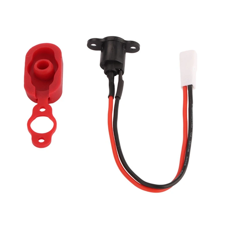 M365 Electric Scooter Spare Parts Accessories Charging Port Plastic Waterproof Head Waterproof Plug Complete Set