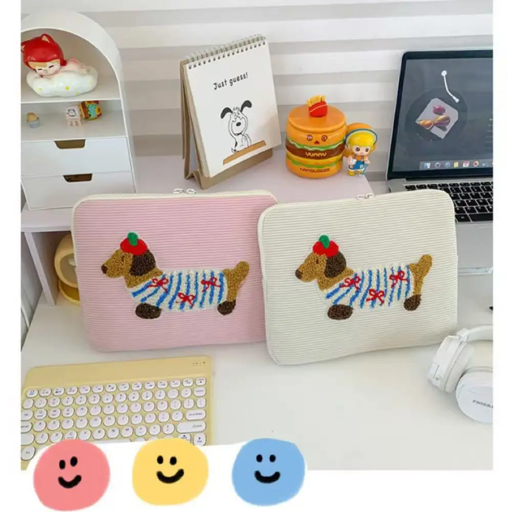 Cute Laptop Sleeve Bag 11 13 14 15 15.6 Inch For Macbook Air13 Pro Lenovo 16 Notebook Soft Case Ipad10.5/10.9/11 Storage Pouch