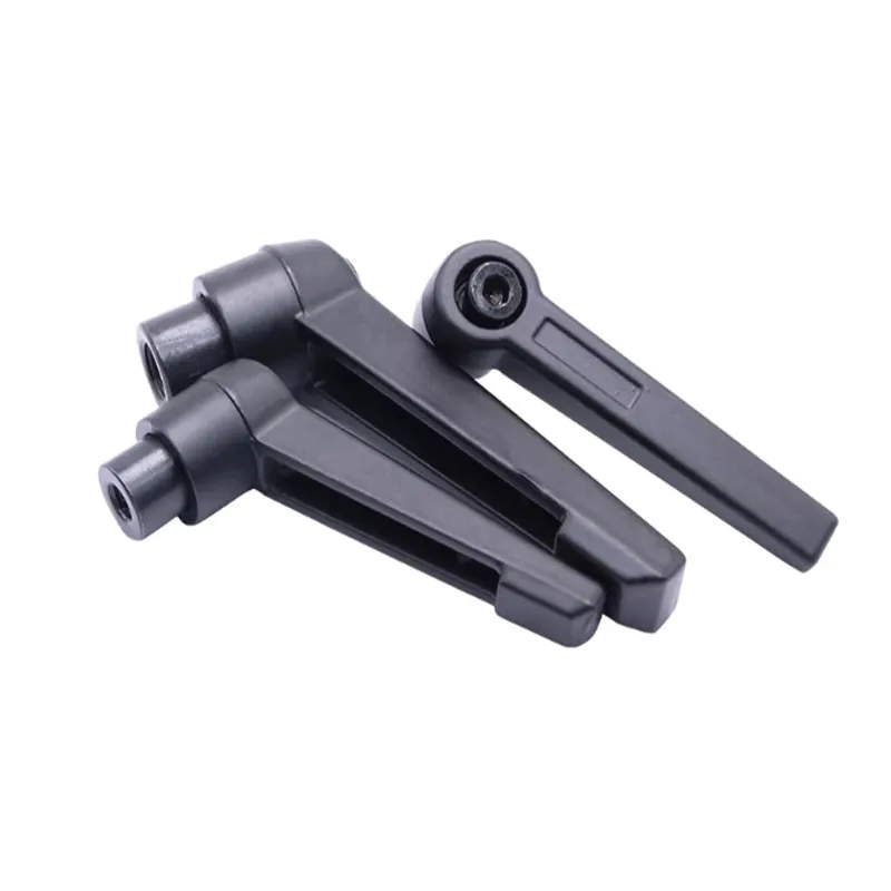 2pcs or 5pcs M5 M6 M8 M10 M12 M16 Clamping Lever Machinery Adjustable Handle Locking External Male Thread Knob Hex nut