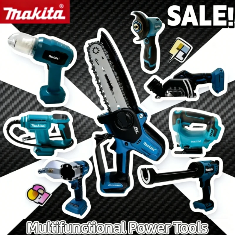 

Makita Various Models of Portable Cordless Impact Driver Rechargeable Screwdriver Electric Reciprocating Saw For 18V Battery