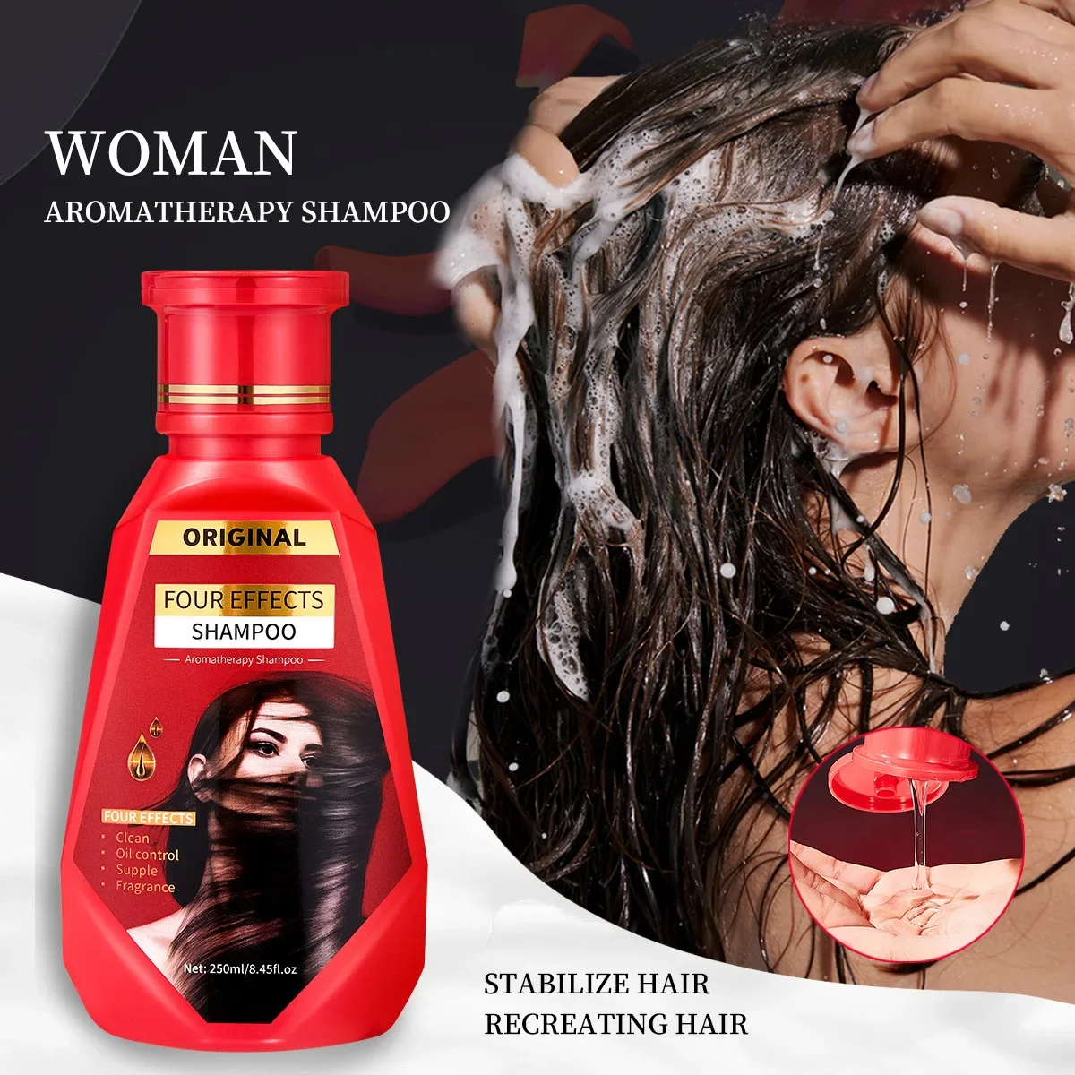

향수250ml Oil Control Shampoo Deep Cleaning Hair Care Products Effectively Nourish and Strengthen Hair Shampoo Man/Woman Hair Care