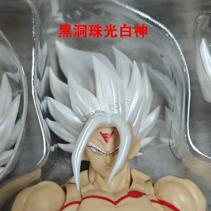 

Black hole Studio Dragon Ball Son goku Action Figure White God PVC Upper body plainface carving SHF accessory kit Toy