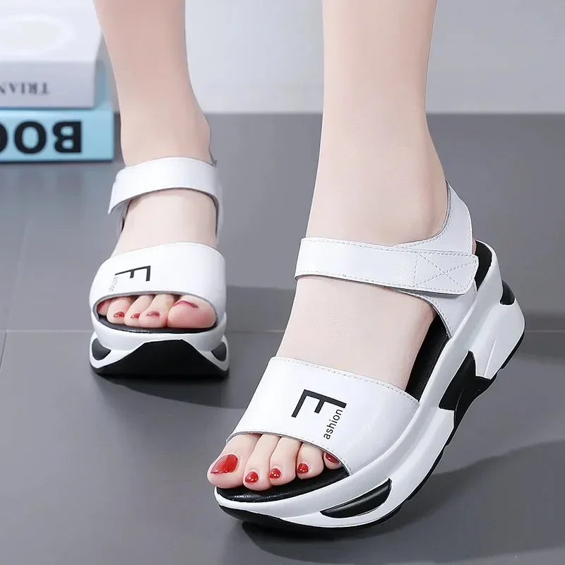 Shoes for Women Sandals Fashion Women Shoes Casual Heighten Comfortable Breathable Walking Sneakers Platform Ladies Shoes