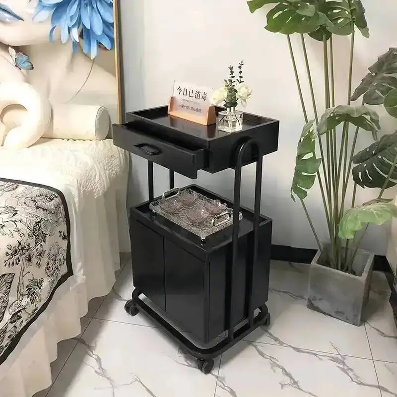 Trolley Unique Simple Aesthetic Glamour Luxury Premium Organizers Trolleys Modern Storage Carrito Peluqueria Salon Furniture