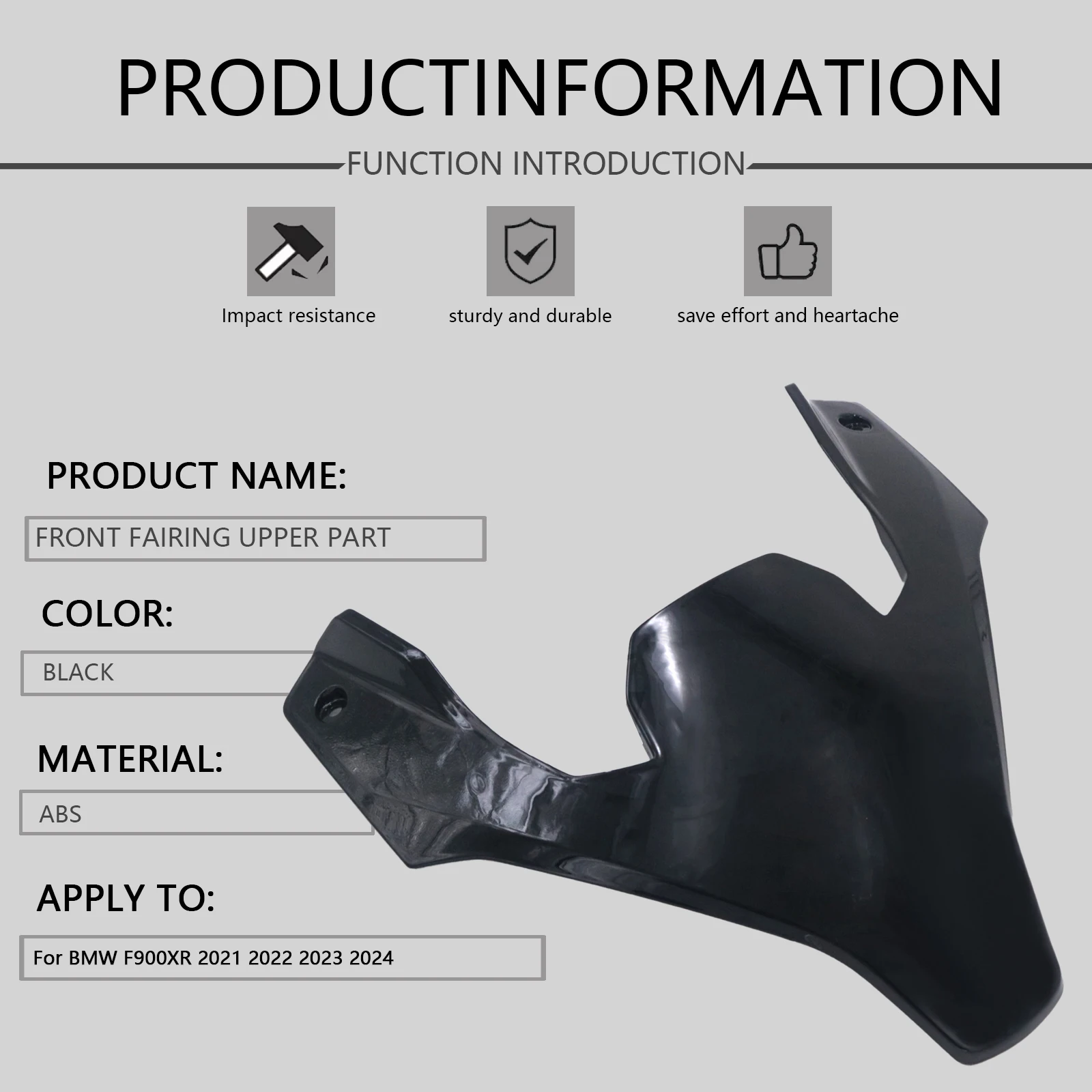 ملحقات تعديل الجزء العلوي من الدراجات النارية لسيارات BMW F900XR F900 XR F900XR F 900 XR 2020-2024