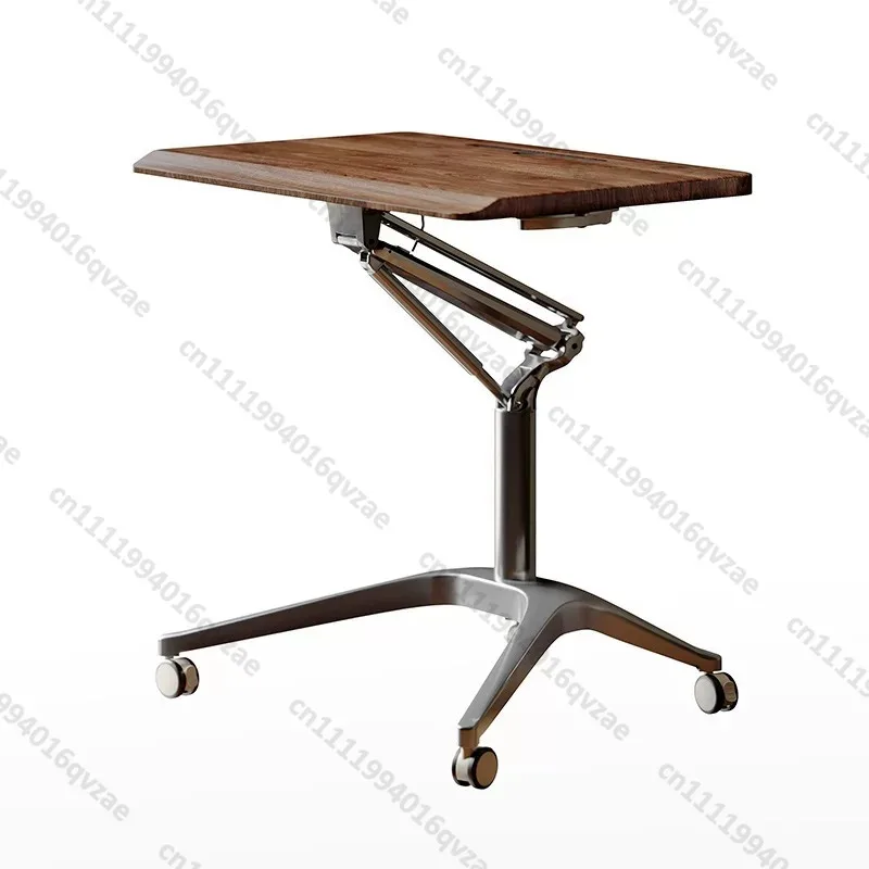 Pneumatic Lifting Computer Desk Standing Workbench Home Writing Desk