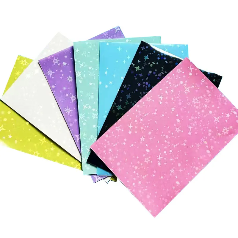 50 Glitters Kpop Photocard Sleeves Trading Card Shield Cover Board Game Card Film Transparent Protective Sleeves for Photo 61x91