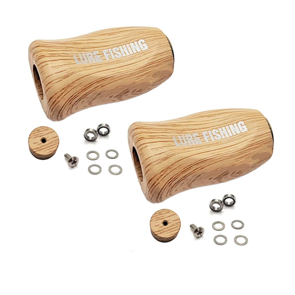 Perilla de carrete de baitcasting con textura de madera y bloqueo de 4.9g, portátil, de carbono modificado, accesorios para carretes Daiwa Tatula SLP